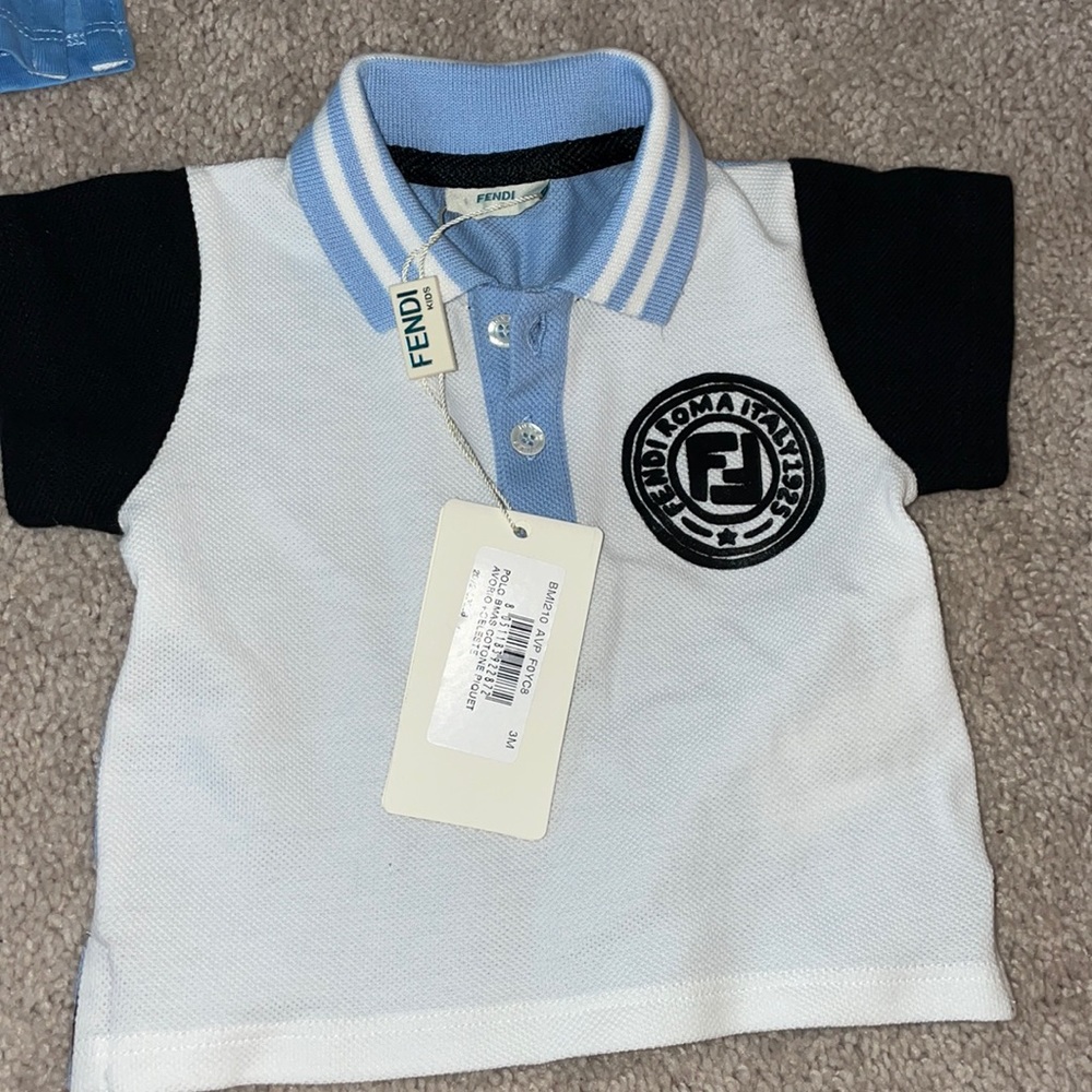 Fendi brand new baby boys polo